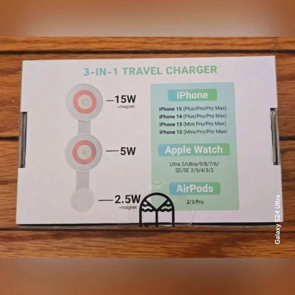 MO4TRAVEL 3 In 1 White Charger